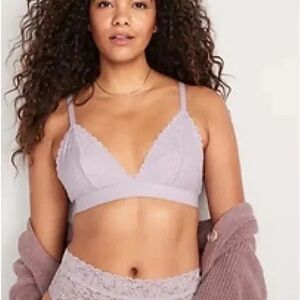 Old Navy | Lace Bralette Top for Women Plus Size Bellflower